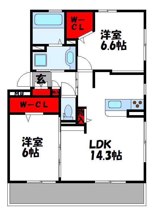 フェリーチェ　A棟 粕屋町でのお部屋探しは、トーマスリビング粕屋店へご相談下さい