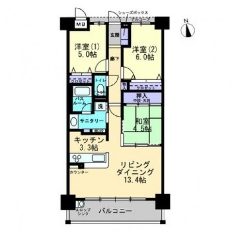 アルファステイツ七隈シティガーデン 間取り