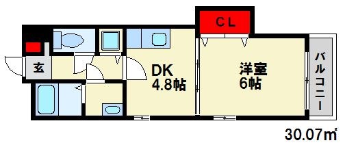 Casa gialla 間取図