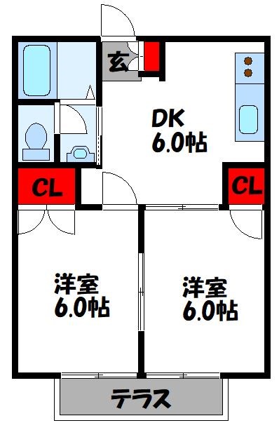 不二コーポ 間取り