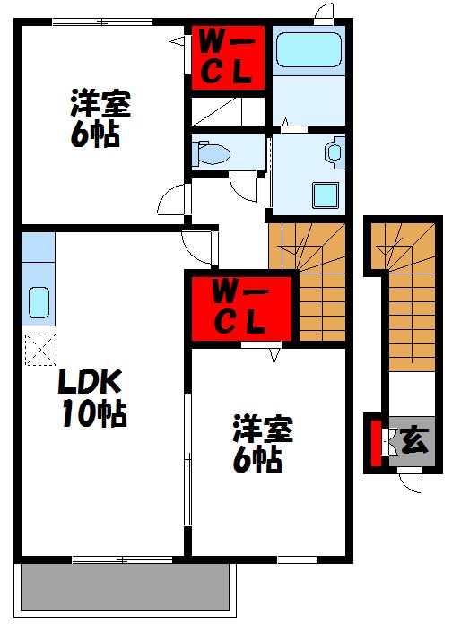 グレース城西ヶ丘A 間取り