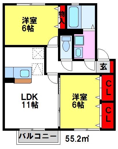 アムール 反転間取り