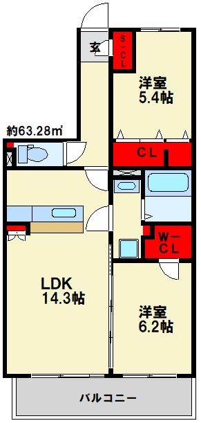 グラン ソレイユ 間取り　※現状優先
