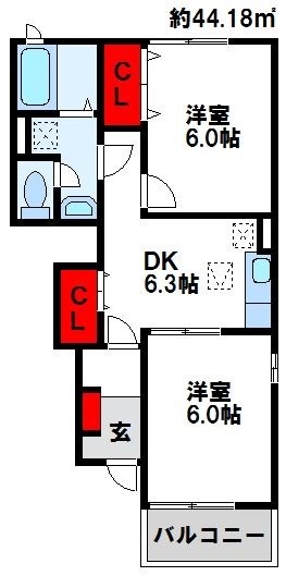 セイバリープレイスＢ棟 間取り