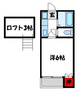 コスモハイツ　Ⅰ 間取り