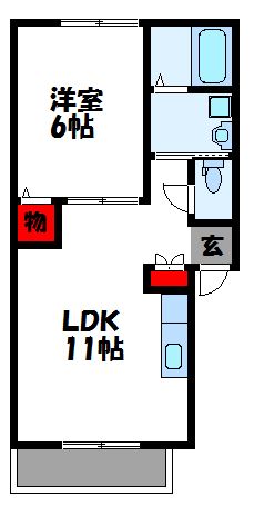 田熊ハイツ 間取り