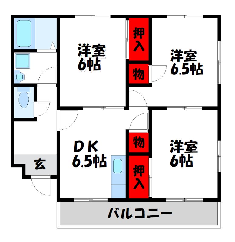サーフサイドビル高浜 間取り