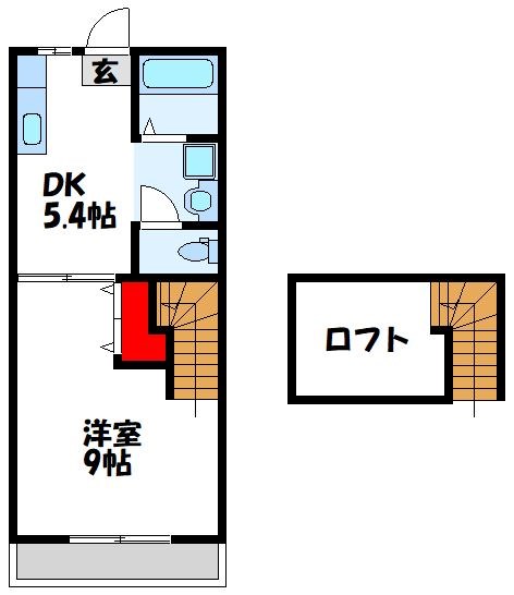 ジェニファー　29　A棟  間取り