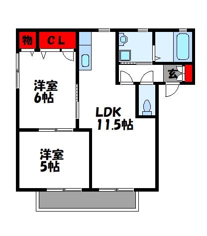 エトワールB棟 粕屋町でのお部屋探しは、トーマスリビング粕屋店へご相談下さい