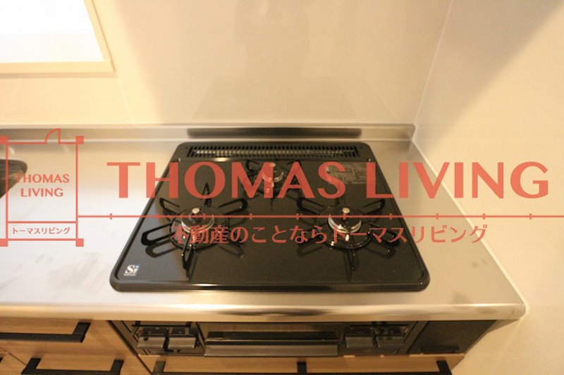 プランドール．M 3口とグリルが付きシステムキッチン