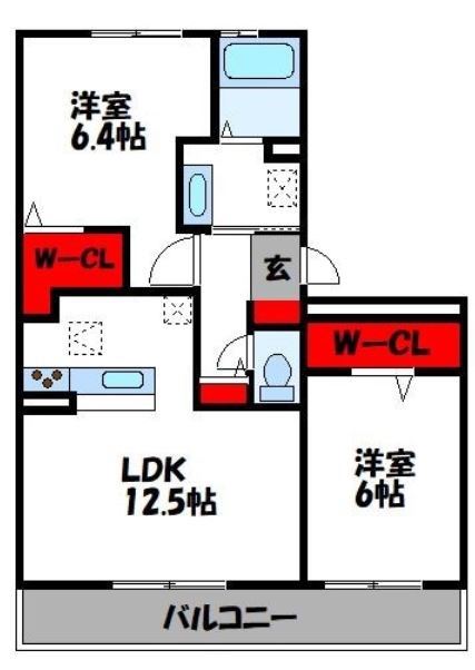 美穂の里　六番館 間取り