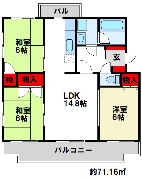 RESIAS　CHIKUSHINO　BLDG. 間取り