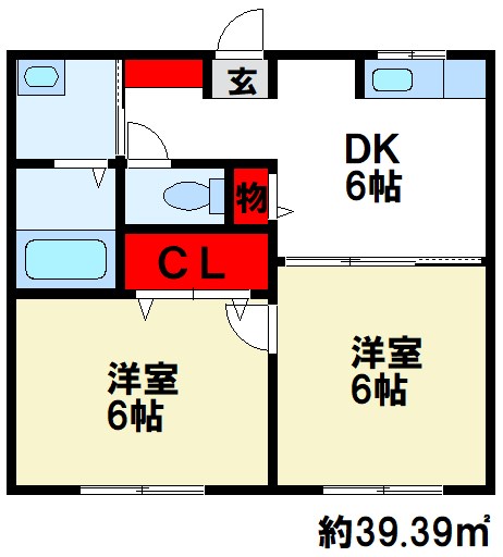 シャーメゾン筑紫駅前 間取り