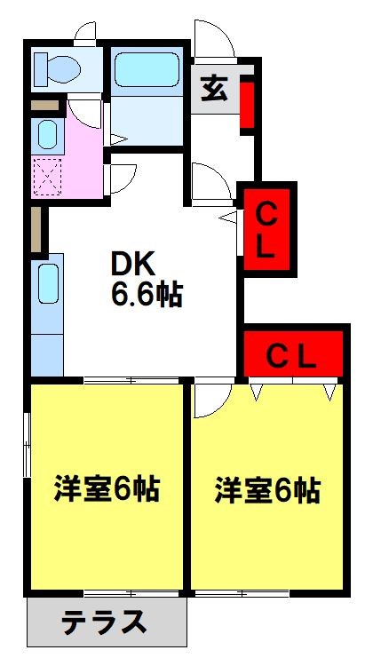 プラムハウス 反転間取り