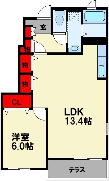 サンリットフィオーレ C 間取り