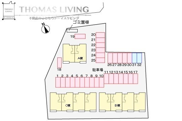 サンリットフィオーレ C 駐車場