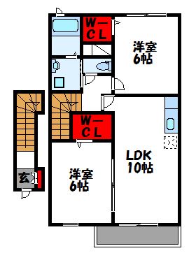 サニーサイト　Ａ棟 間取り