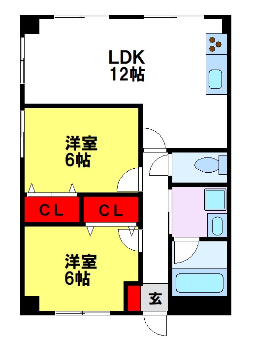 アストビルⅡ 間取り
