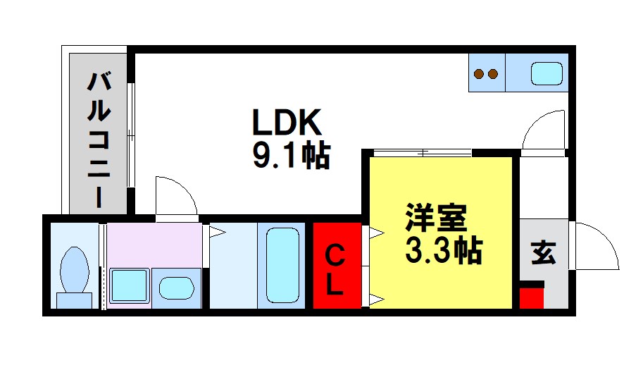 ピュアティー二日市 間取り