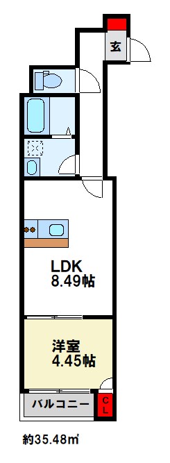 グランシエラⅡ 間取り　※現状優先