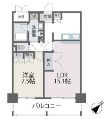 アビターレ薬院南 間取り