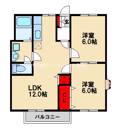 カーム権藤 間取り