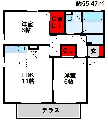 オールルミエール　A棟  間取り