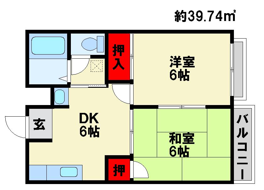 レジデンス乙金 間取図　※現状優先