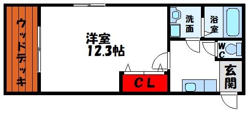 Fガーデン教育大前Ⅱ  間取り