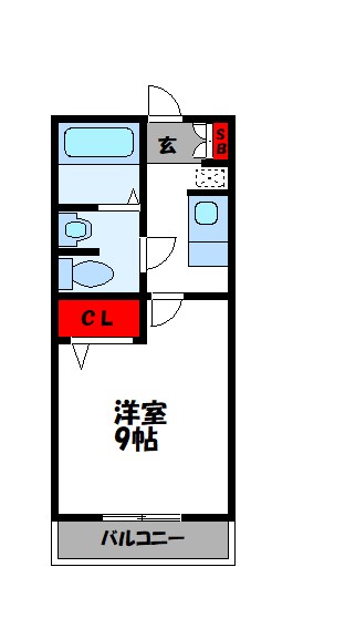 シングルコート23 間取※現況優先