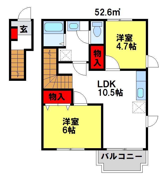 パレドボヌール 間取り