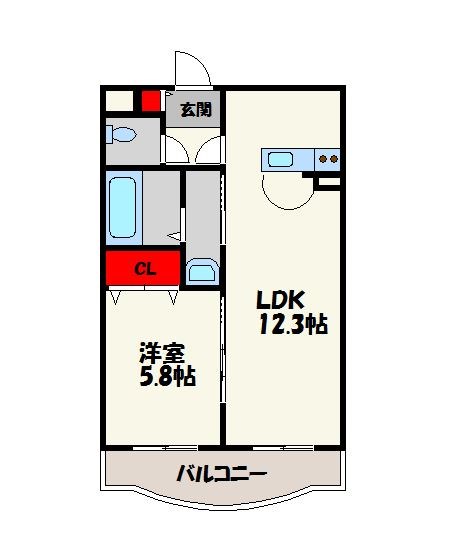 マ・テール城南 間取り