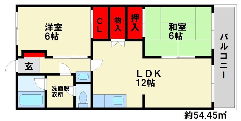 オリエンタルハイツ 間取り※現状優先