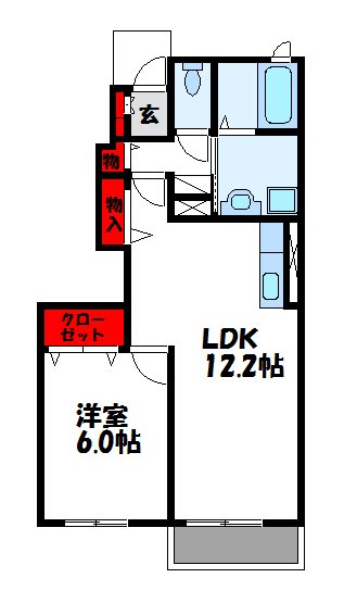 マーヴェラス空Ⅰ 間取りは反転の場合有。