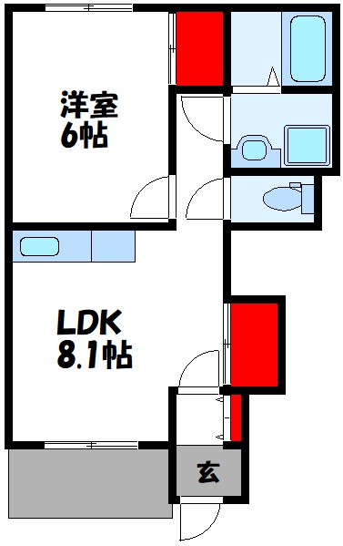 プラムガーデン弐番館 間取り