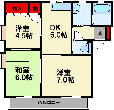 ヴィブレ C棟 間取り