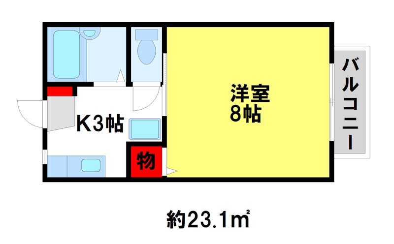シャルム21 間取り図