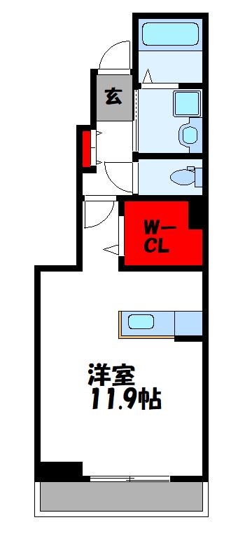 アーサーライン川津 A棟 間取り図