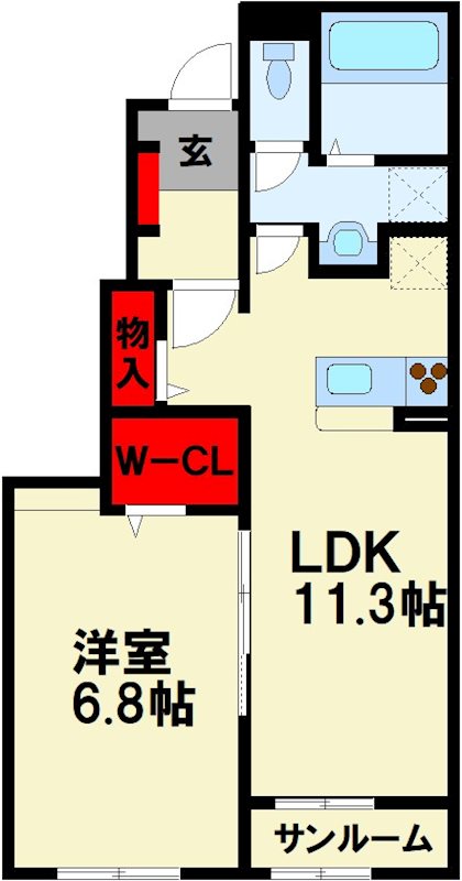 フェニックス ヴィラⅠ 間取り