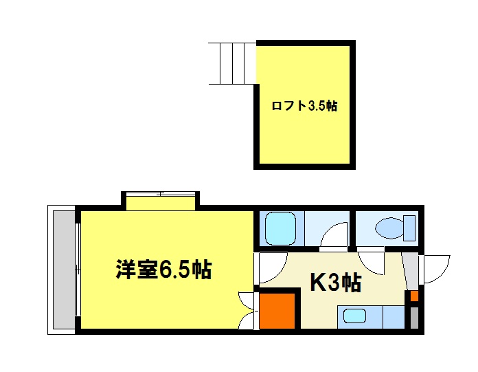 エルメゾン二日市Ａ棟 間取り