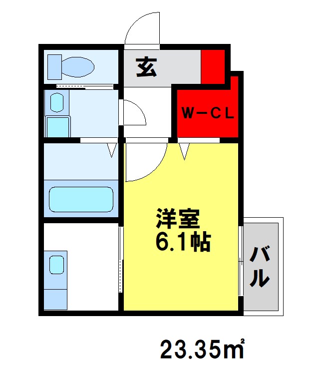 BRAVE　BASE針摺南（南棟）  間取り