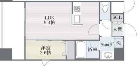 ラクラス博多 間取り図