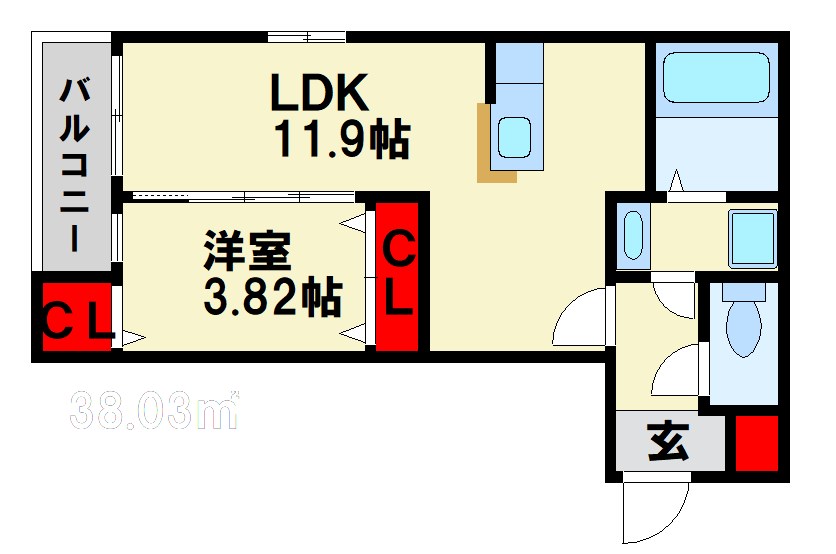 ホークヒルズ紫 間取り