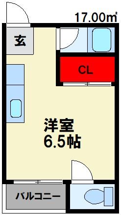 コーポ伊岐須 間取り