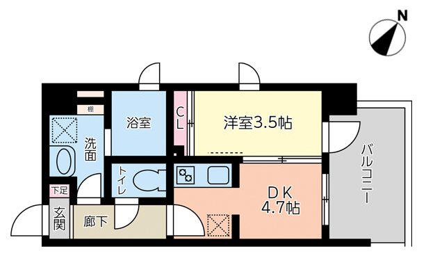 ヴィラージュ天神南ストリート 間取り