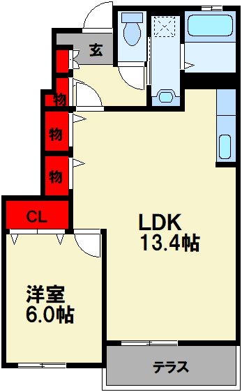 サンリットフィオーレ B 間取り