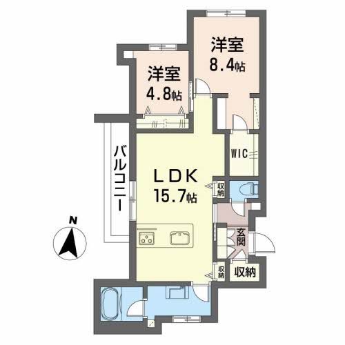 ＫLANG　hibiki  間取り