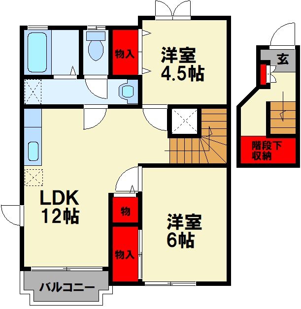 桜ハイム弐番館 間取り
