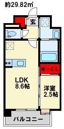 アルティザ春日原駅前マークス 間取り