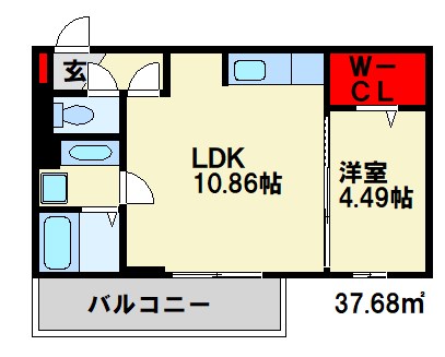D-roomアスキム 間取り